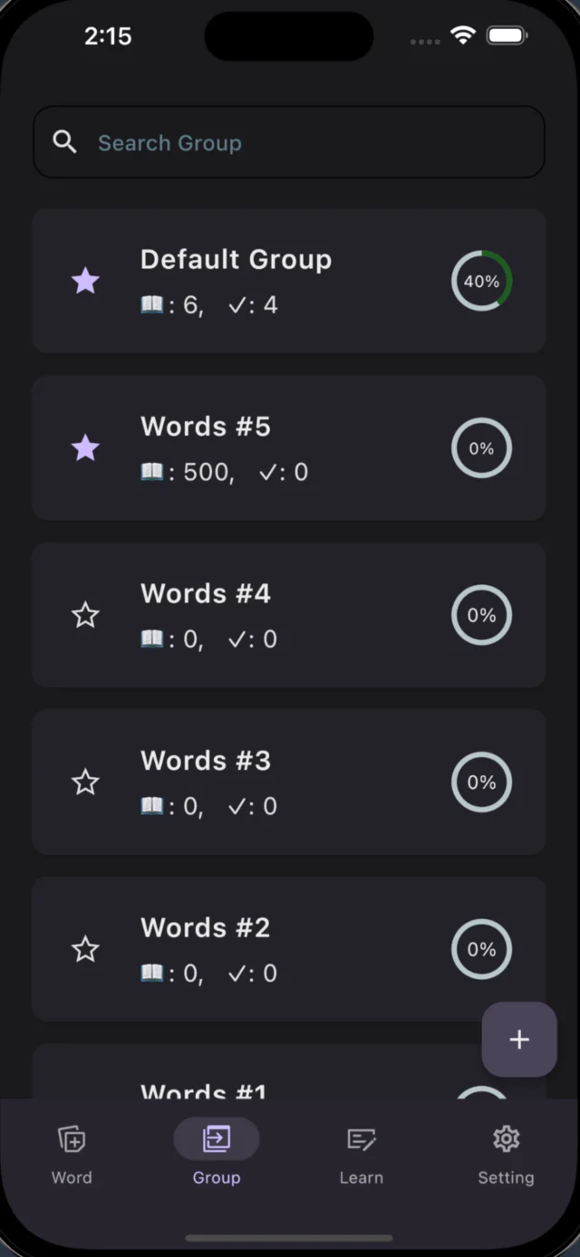 Learn & track progress
